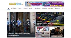 Desktop Screenshot of concorsimaggioli.com